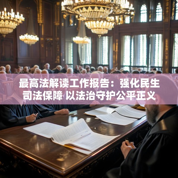 最高法解读工作报告：强化民生司法保障 以法治守护公平正义