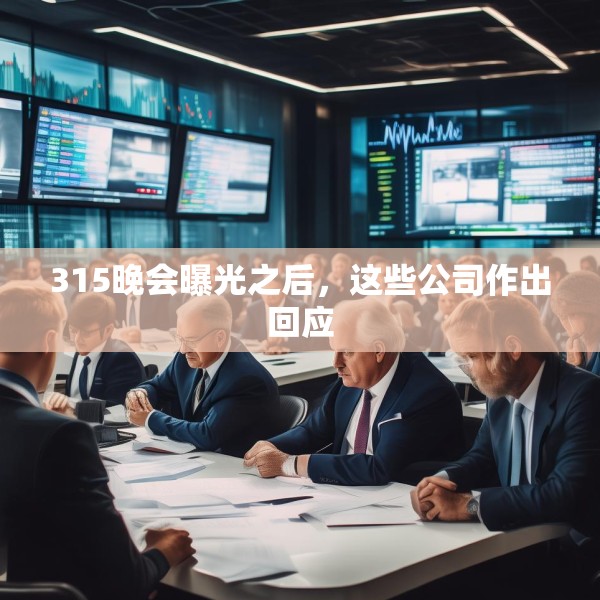 315晚会曝光之后，这些公司作出回应