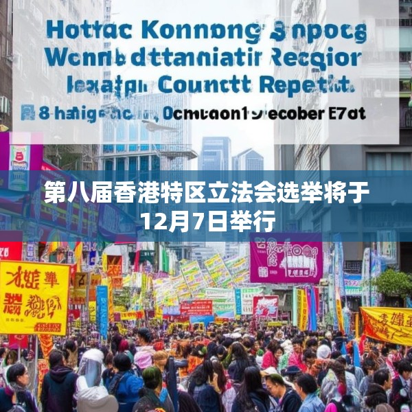 第八届香港特区立法会选举将于12月7日举行