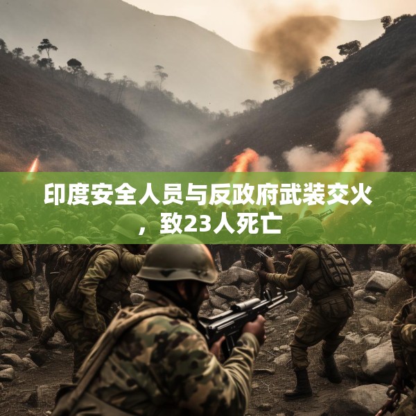 印度安全人员与反政府武装交火，致23人死亡