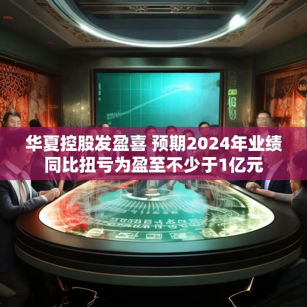 华夏控股发盈喜 预期2024年业绩同比扭亏为盈至不少于1亿元