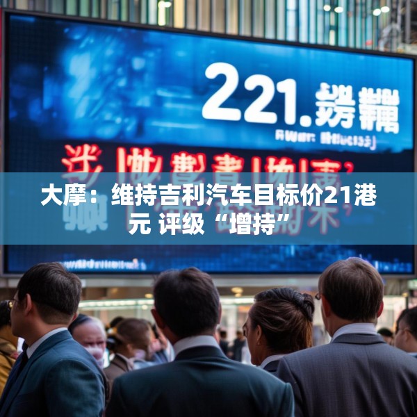 大摩：维持吉利汽车目标价21港元 评级“增持”