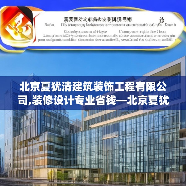 北京夏犹清建筑装饰工程有限公司,装修设计专业省钱—北京夏犹清建筑装饰工程有限公司584.a460b461c464fgy.471wew