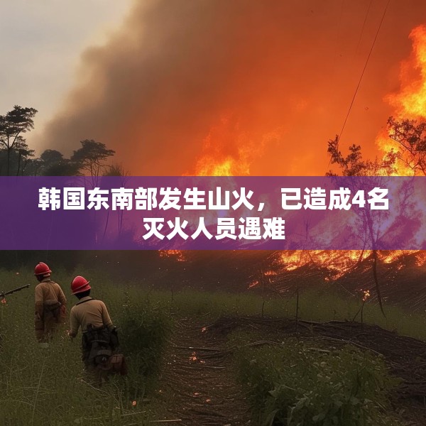韩国东南部发生山火，已造成4名灭火人员遇难