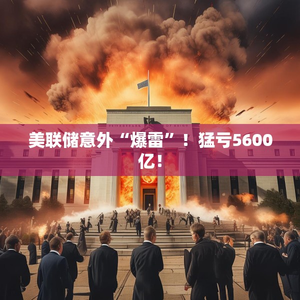 美联储意外“爆雷”！猛亏5600亿！