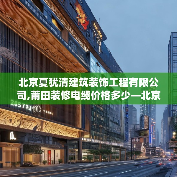 北京夏犹清建筑装饰工程有限公司,莆田装修电缆价格多少—北京夏犹清建筑装饰工程有限公司225.a101b102c105fgy.112fghfd