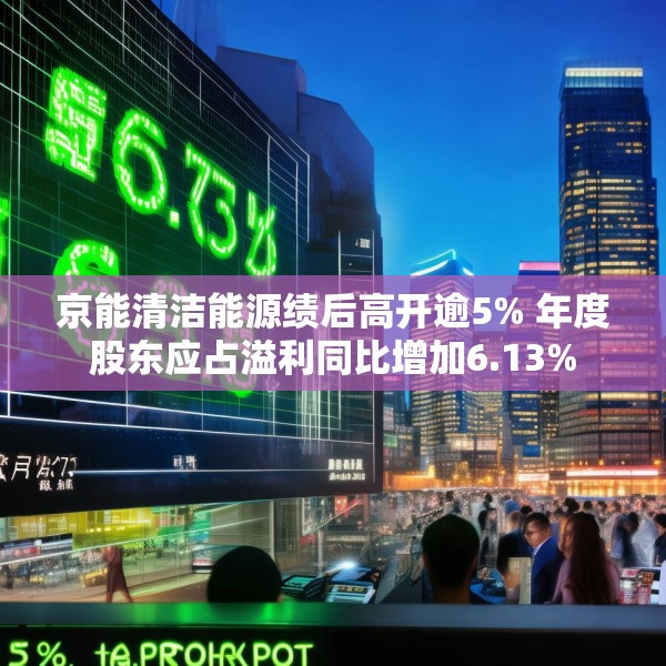 京能清洁能源绩后高开逾5% 年度股东应占溢利同比增加6.13%
