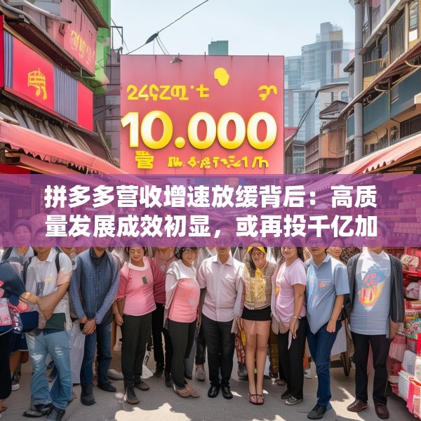 拼多多营收增速放缓背后：高质量发展成效初显，或再投千亿加码商家扶持