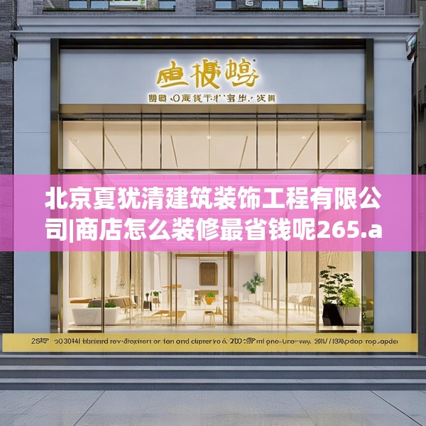 北京夏犹清建筑装饰工程有限公司|商店怎么装修最省钱呢265.a141b142c145fgy.152poiy