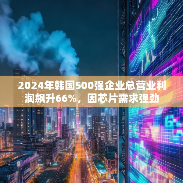 2024年韩国500强企业总营业利润飙升66%，因芯片需求强劲