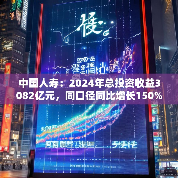 中国人寿：2024年总投资收益3082亿元，同口径同比增长150%