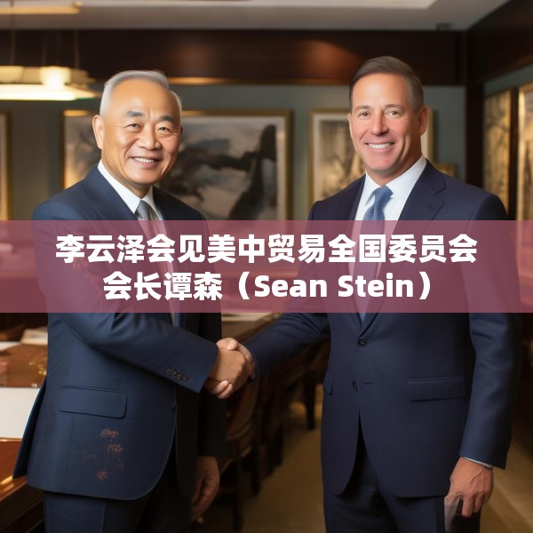李云泽会见美中贸易全国委员会会长谭森（Sean Stein）