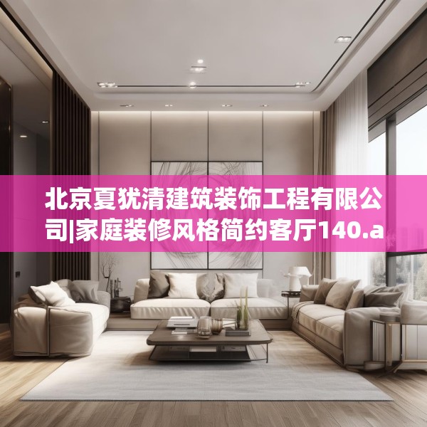 北京夏犹清建筑装饰工程有限公司|家庭装修风格简约客厅140.a16b17c20fgy.27xczxv