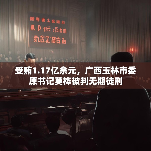 受贿1.17亿余元，广西玉林市委原书记莫桦被判无期徒刑