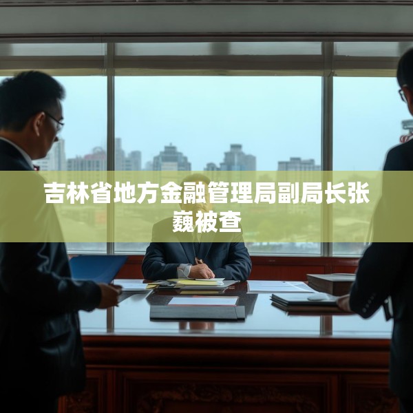 吉林省地方金融管理局副局长张巍被查