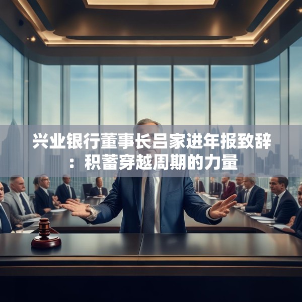 兴业银行董事长吕家进年报致辞：积蓄穿越周期的力量