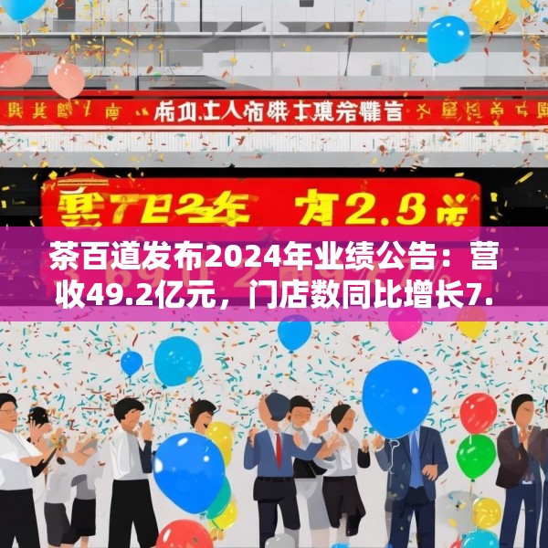茶百道发布2024年业绩公告：营收49.2亿元，门店数同比增长7.6%