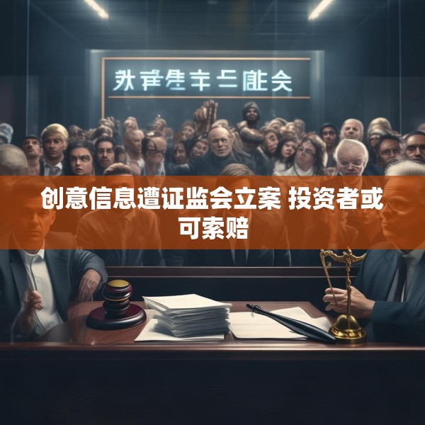 创意信息遭证监会立案 投资者或可索赔