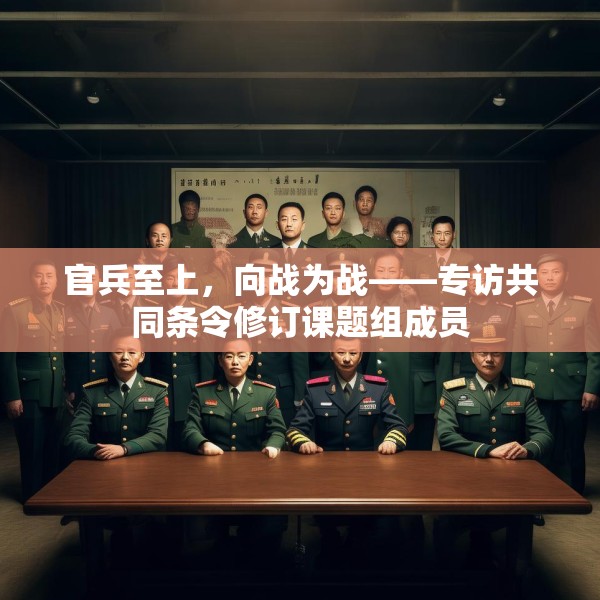 官兵至上，向战为战——专访共同条令修订课题组成员
