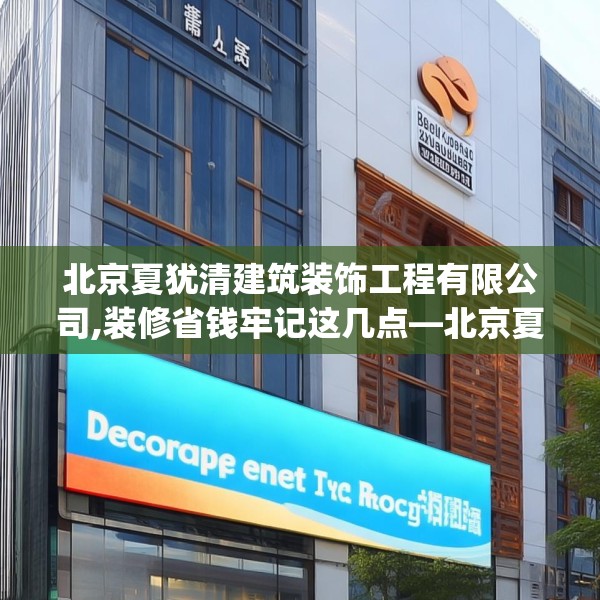 北京夏犹清建筑装饰工程有限公司,装修省钱牢记这几点—北京夏犹清建筑装饰工程有限公司127.a3b4c7fgy.14jhhj