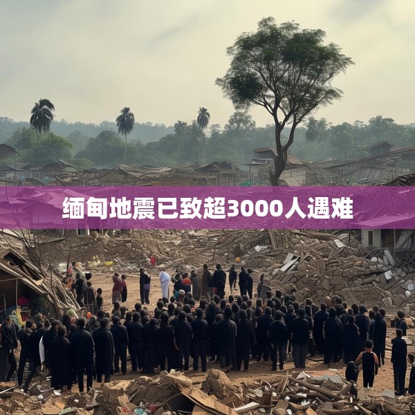 缅甸地震已致超3000人遇难