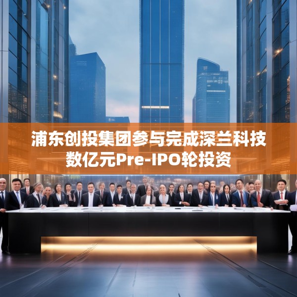 浦东创投集团参与完成深兰科技数亿元Pre-IPO轮投资