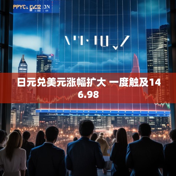 日元兑美元涨幅扩大 一度触及146.98