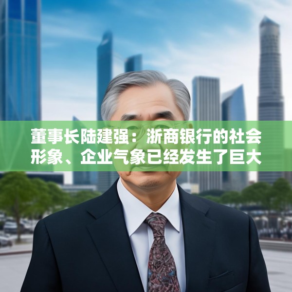 董事长陆建强：浙商银行的社会形象、企业气象已经发生了巨大的变化
