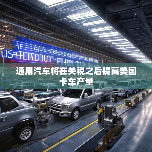 通用汽车将在关税之后提高美国卡车产量