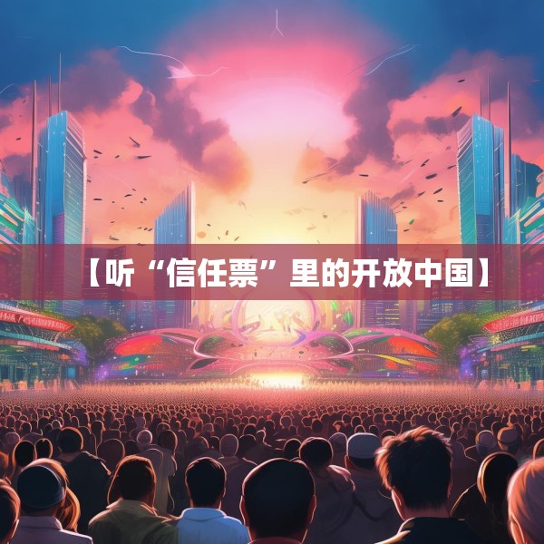 【听“信任票”里的开放中国】