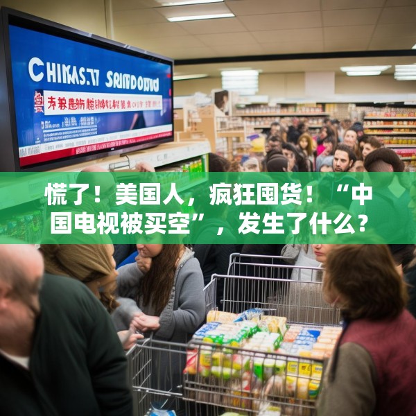 慌了！美国人，疯狂囤货！“中国电视被买空”，发生了什么？