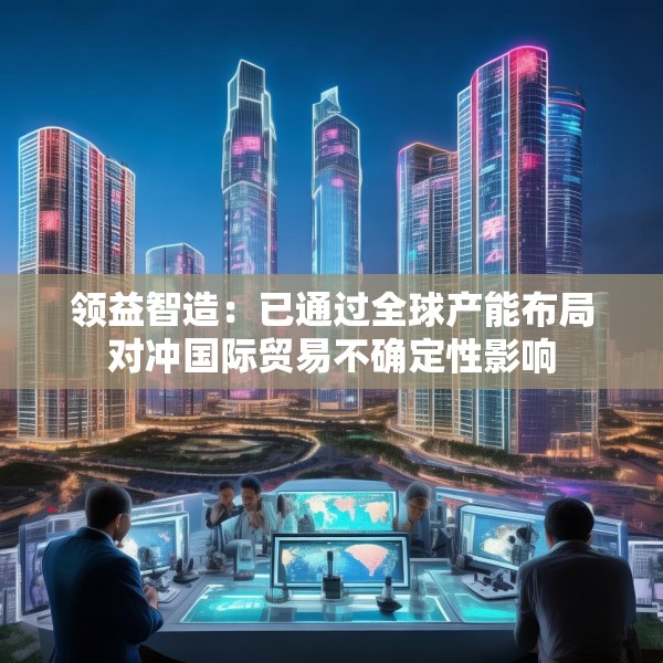 领益智造：已通过全球产能布局对冲国际贸易不确定性影响