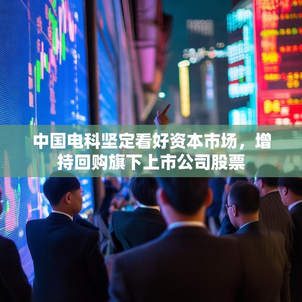 中国电科坚定看好资本市场，增持回购旗下上市公司股票