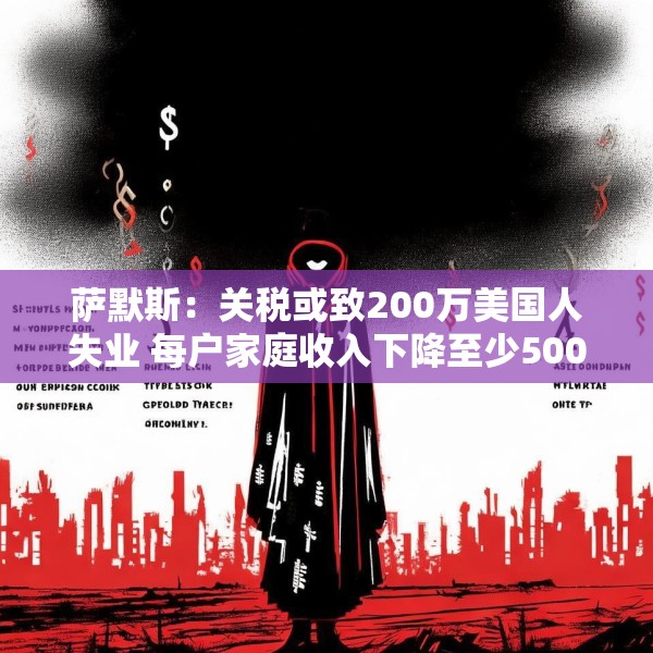 萨默斯：关税或致200万美国人失业 每户家庭收入下降至少5000美元