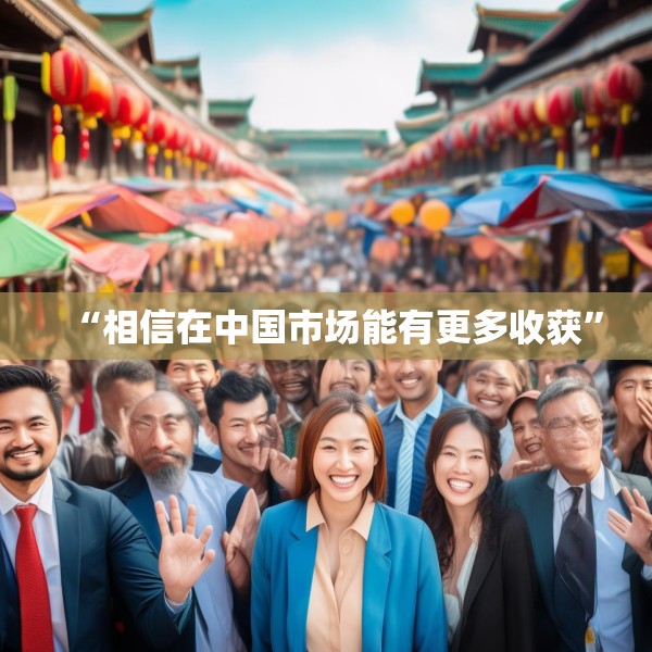 “相信在中国市场能有更多收获”