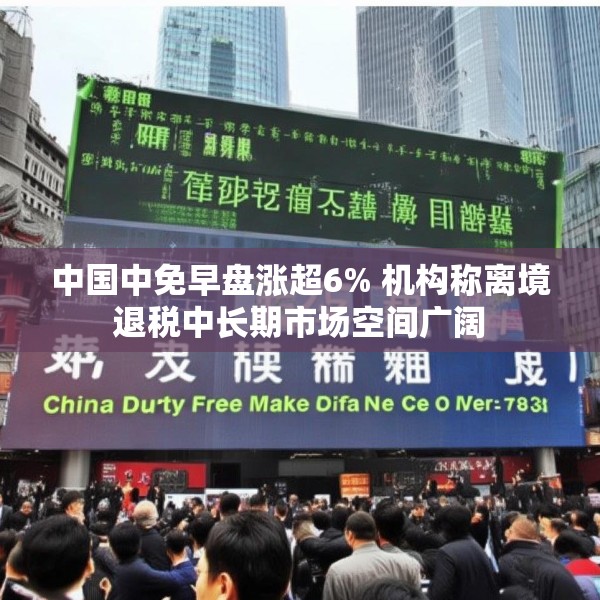 中国中免早盘涨超6% 机构称离境退税中长期市场空间广阔