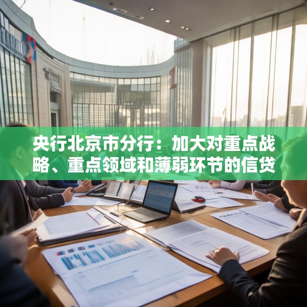央行北京市分行：加大对重点战略、重点领域和薄弱环节的信贷支持