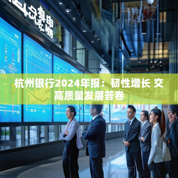 杭州银行2024年报：韧性增长 交高质量发展答卷