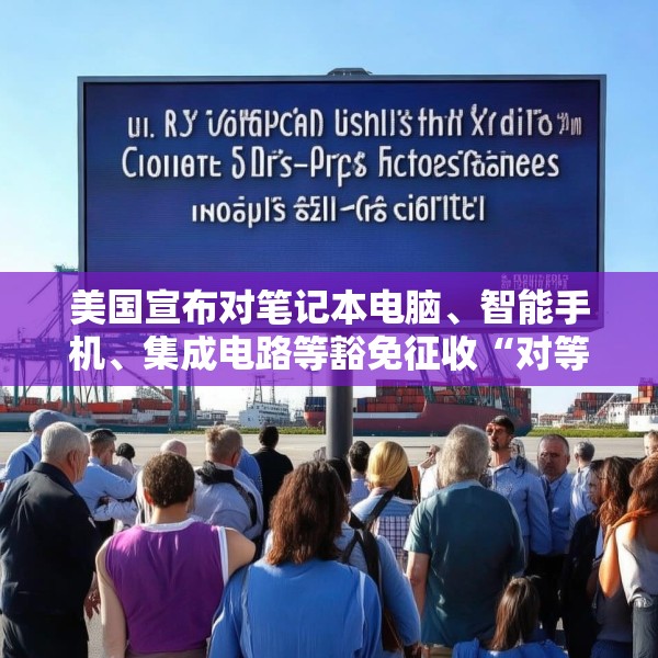 美国宣布对笔记本电脑、智能手机、集成电路等豁免征收“对等关税”