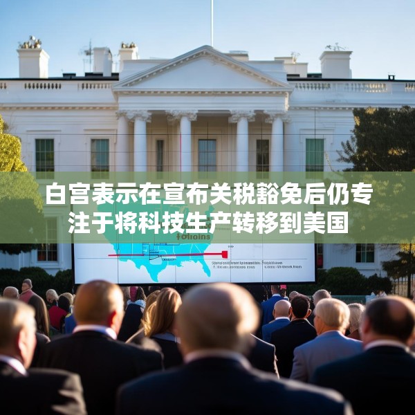 白宫表示在宣布关税豁免后仍专注于将科技生产转移到美国