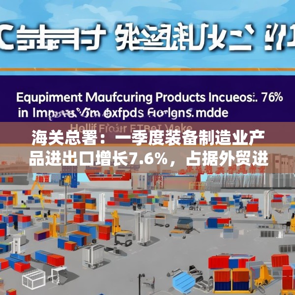 海关总署：一季度装备制造业产品进出口增长7.6%，占据外贸进出口的“半壁江山”