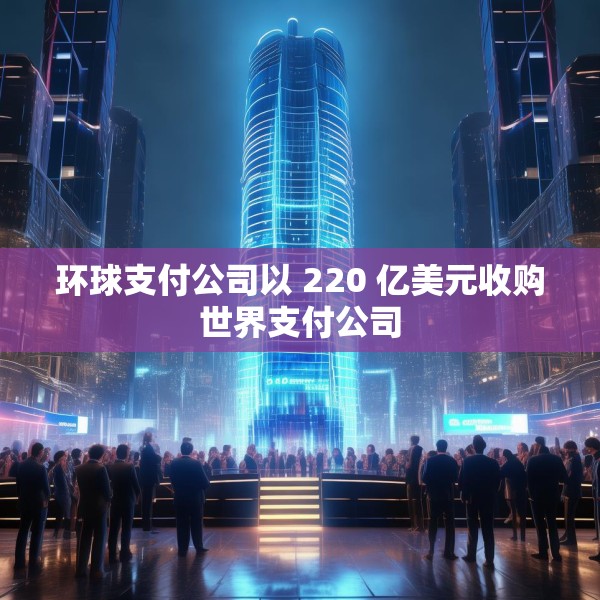环球支付公司以 220 亿美元收购世界支付公司