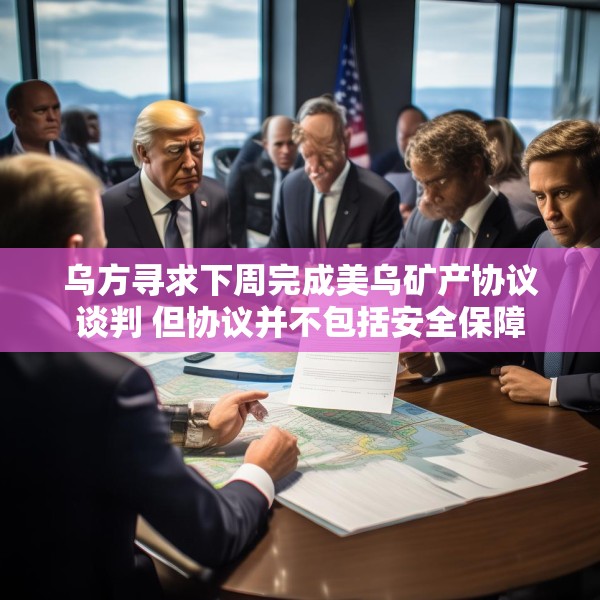 乌方寻求下周完成美乌矿产协议谈判 但协议并不包括安全保障