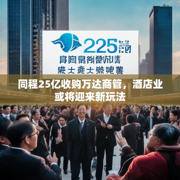同程25亿收购万达商管，酒店业或将迎来新玩法