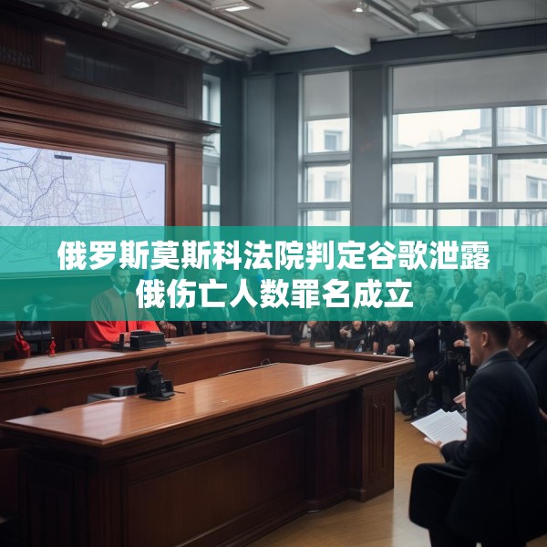 俄罗斯莫斯科法院判定谷歌泄露俄伤亡人数罪名成立