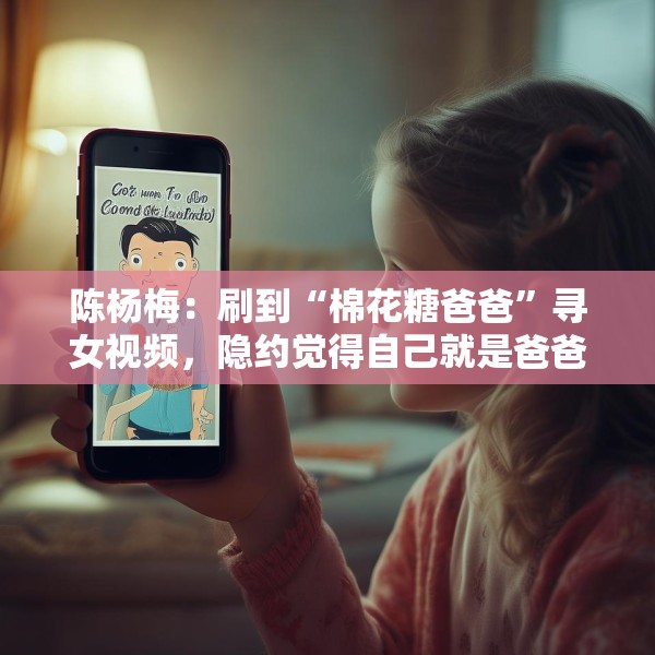 陈杨梅：刷到“棉花糖爸爸”寻女视频，隐约觉得自己就是爸爸要找的孩子