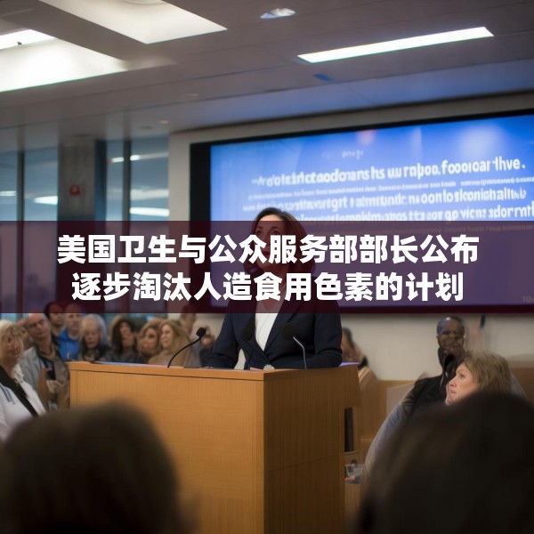 美国卫生与公众服务部部长公布逐步淘汰人造食用色素的计划