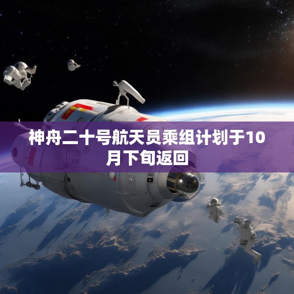 神舟二十号航天员乘组计划于10月下旬返回
