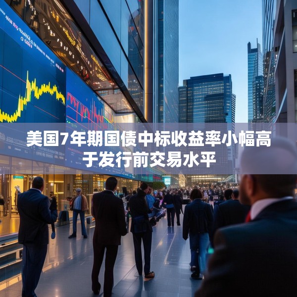 美国7年期国债中标收益率小幅高于发行前交易水平