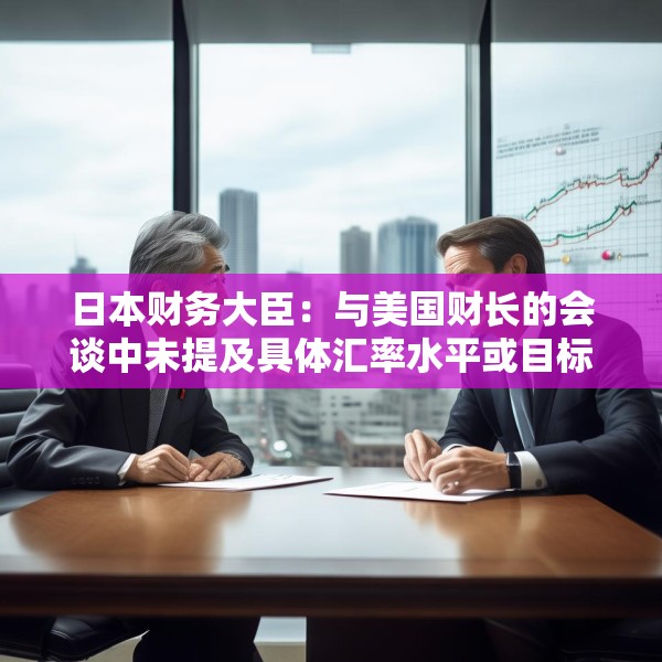 日本财务大臣：与美国财长的会谈中未提及具体汇率水平或目标